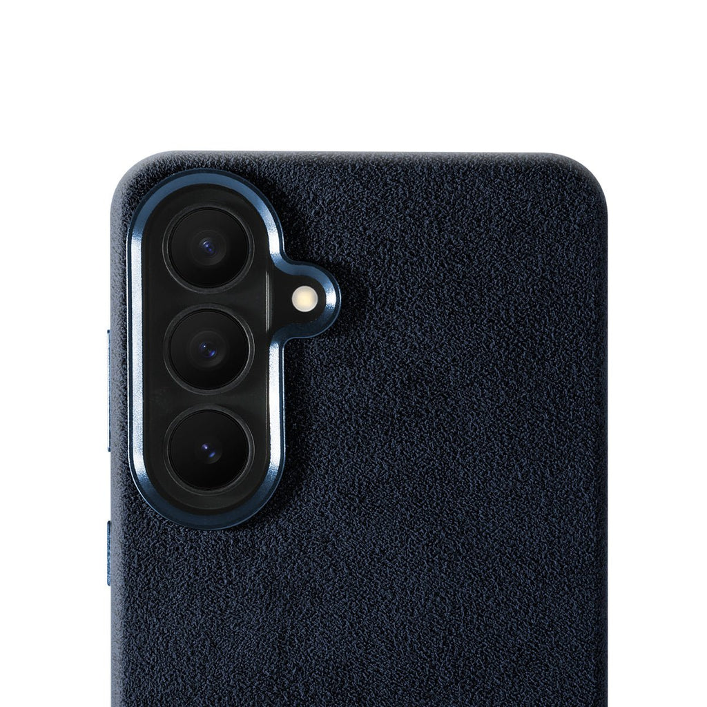 Samsung Galaxy S26 Plus - Alcantara Case - Navy Blue