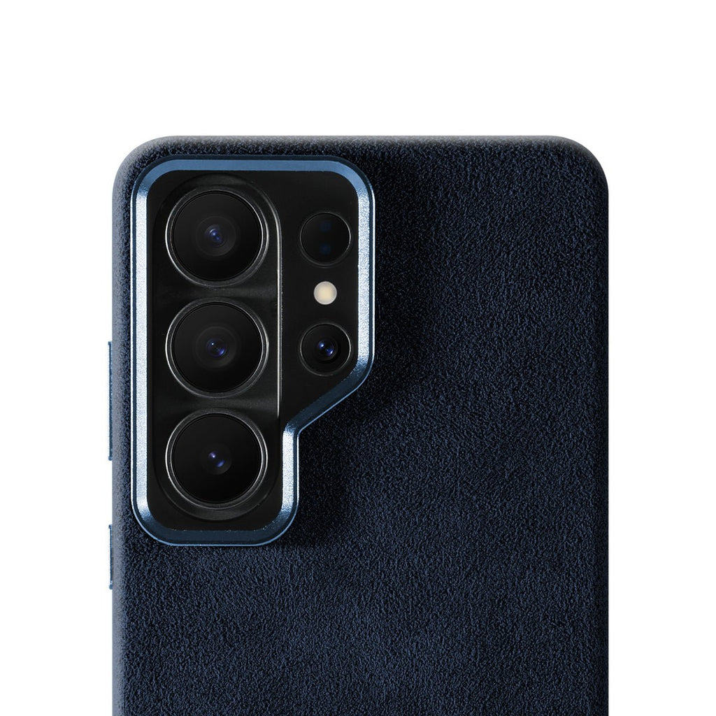 Samsung Galaxy S26 Ultra - Alcantara Case - Navy Blue