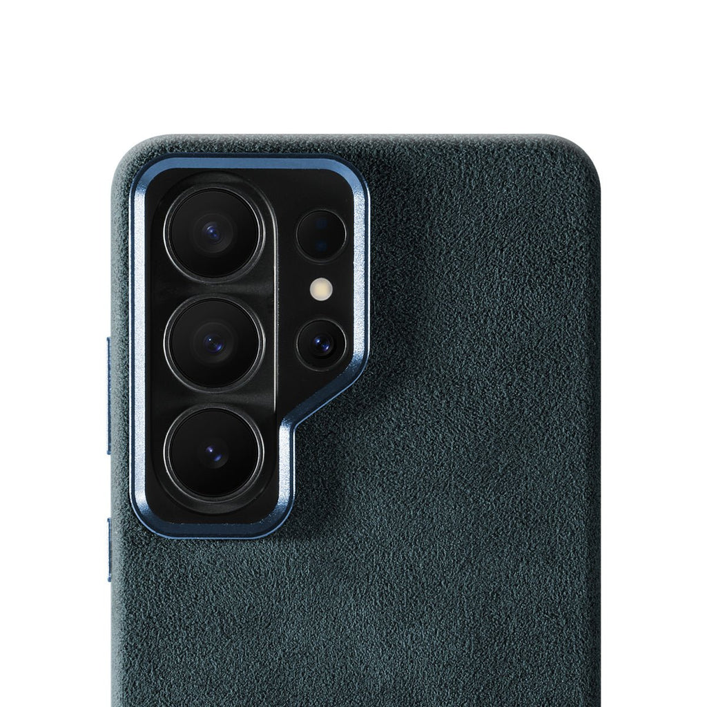 Samsung Galaxy S26 Ultra - Alcantara Case - Navy Blue