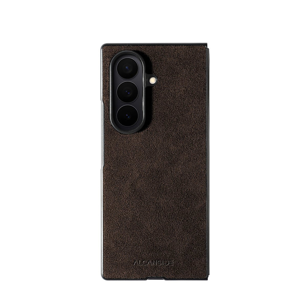 Samsung Galaxy Z Fold 7 - Alcantara Case - Chocolate Brown