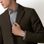 Santos De Cartier Watch | 27mm, Stainless Steel, Silver Dial