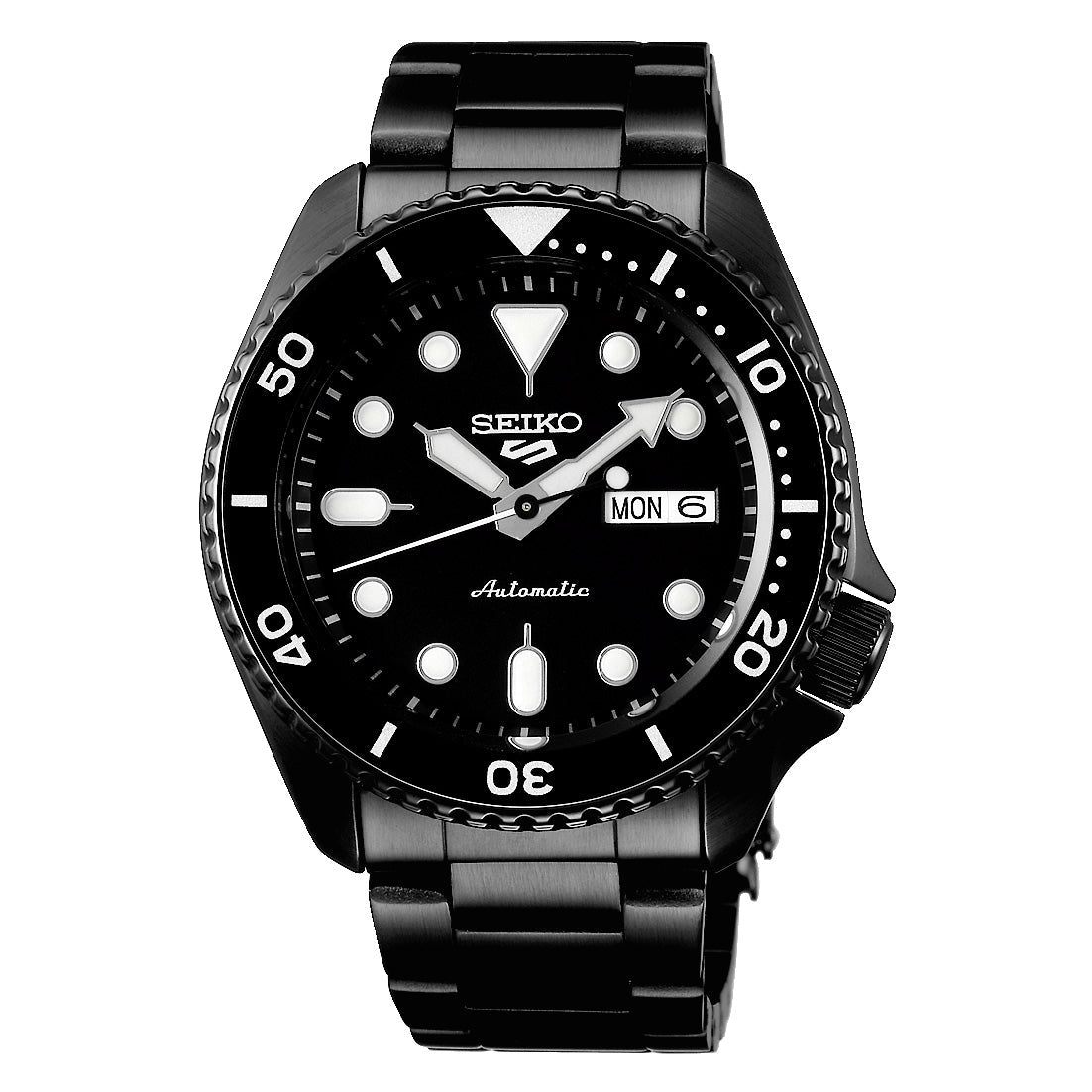 Seiko 5 Sport Men's Black Watch
