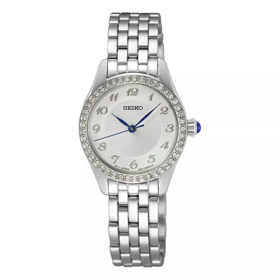 Seiko Diamonds Ladies Silver Watch