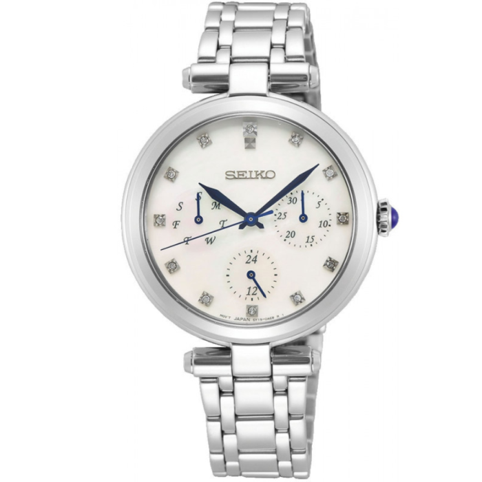 Seiko Caprice 12 Diamonds Classic White Ladies Watch