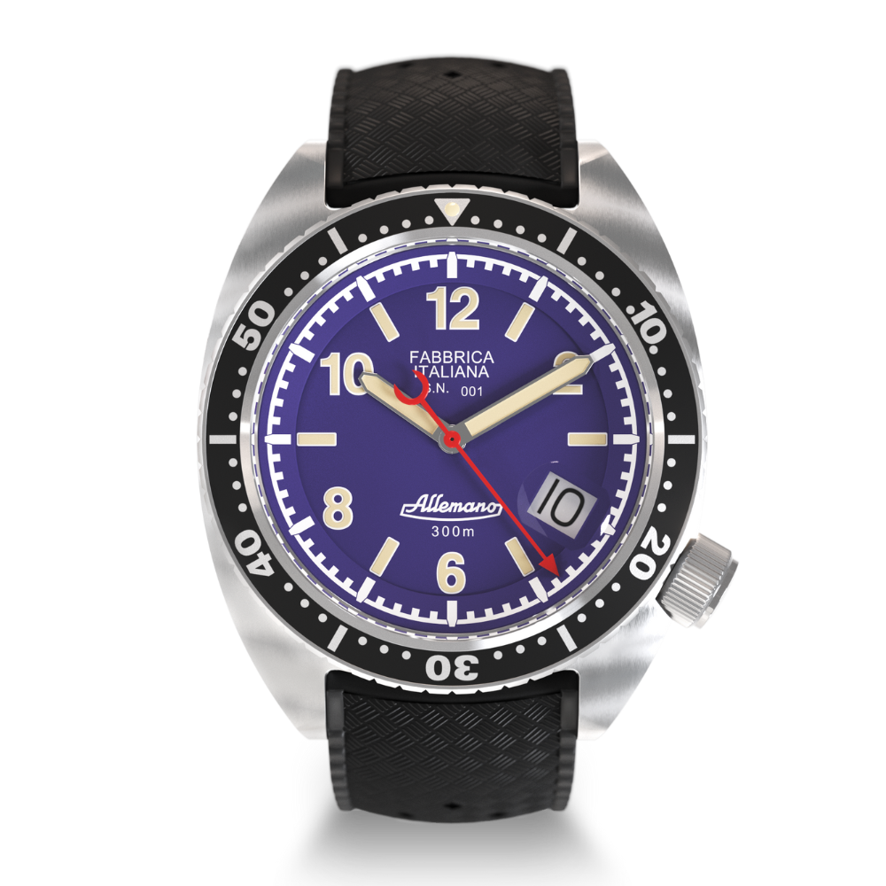 Allemano 1973 Shark Diver Men's Violet Watch