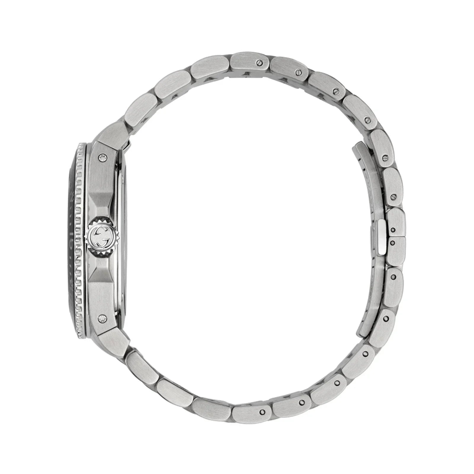 Gucci Watch Dive 40mm Silver Matte Black