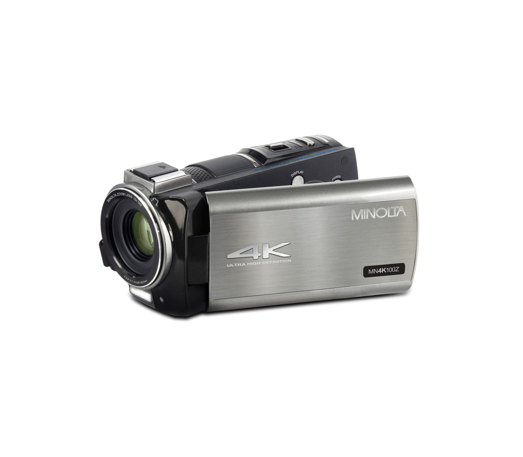 MINOLTA MN4K100Z 4K Ultra HD / 28 MP Camcorder w/10x Optical Zoom