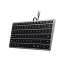Schlanke, kabelgebundene W1-Tastatur mit Hintergrundbeleuchtung