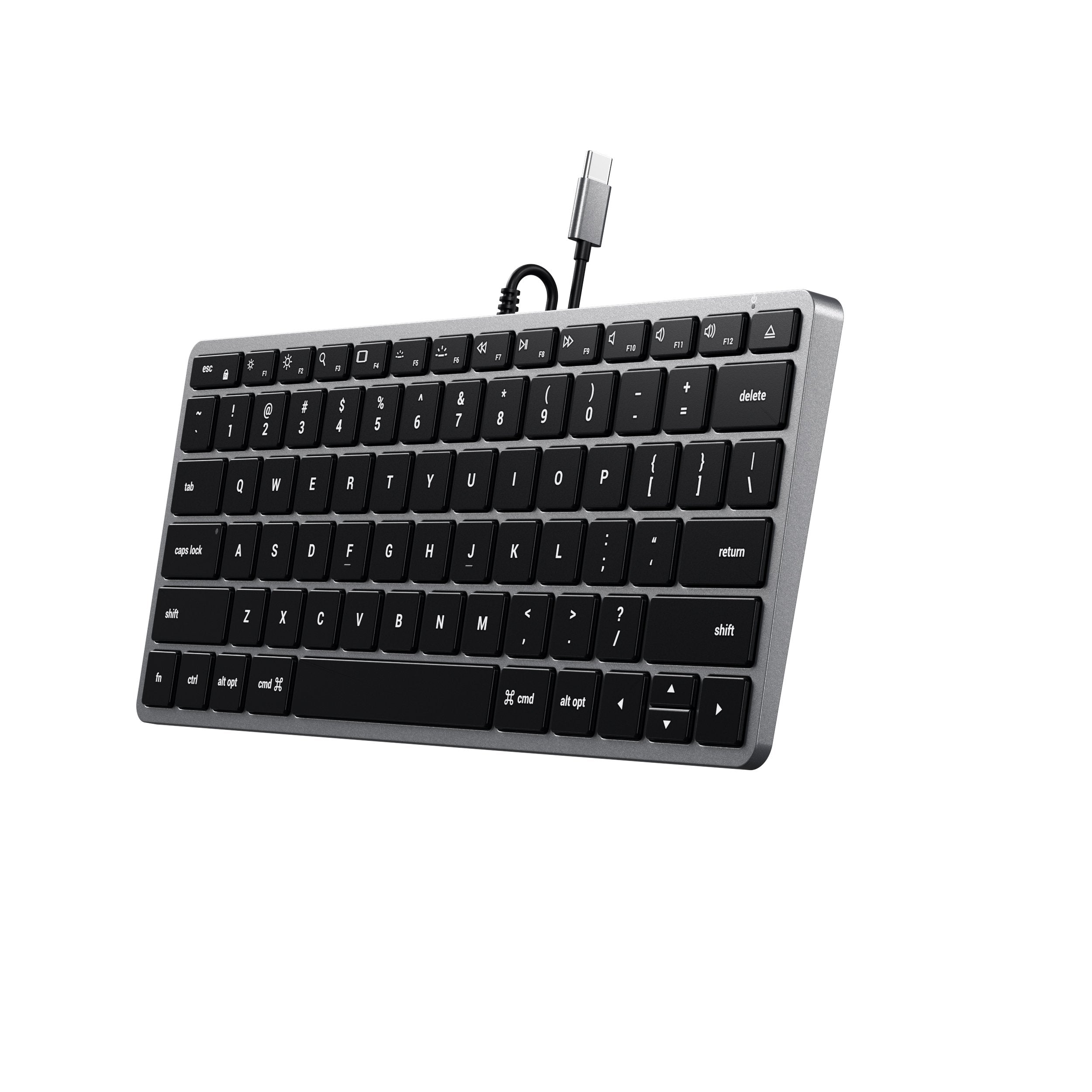 Schlanke, kabelgebundene W1-Tastatur mit Hintergrundbeleuchtung