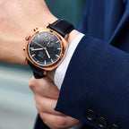 Pininfarina Senso Hybrid Men's Black Smartwatch