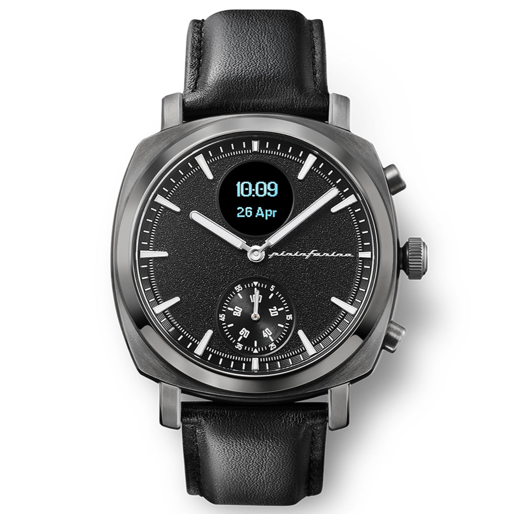 Pininfarina Senso Hybrid Men's Black Smartwatch