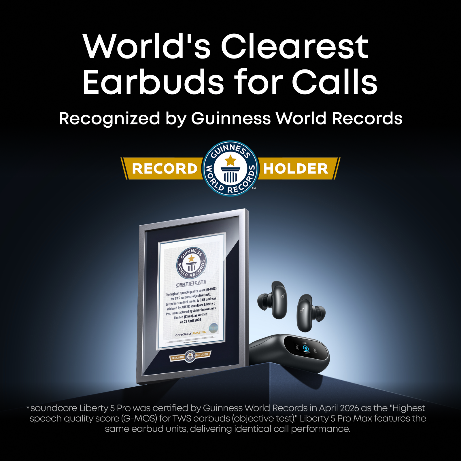 Liberty 5 Pro | Noise Cancelling Earbuds for Clear Calls