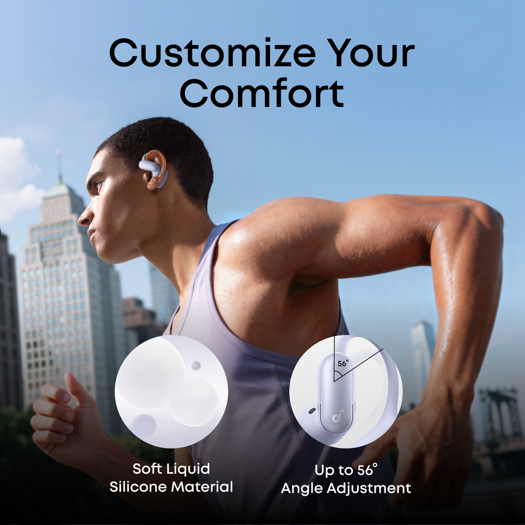 AeroFit 2 Pro Dual-Form Earbuds with Open-Ear and Active Noise Cancellation Form