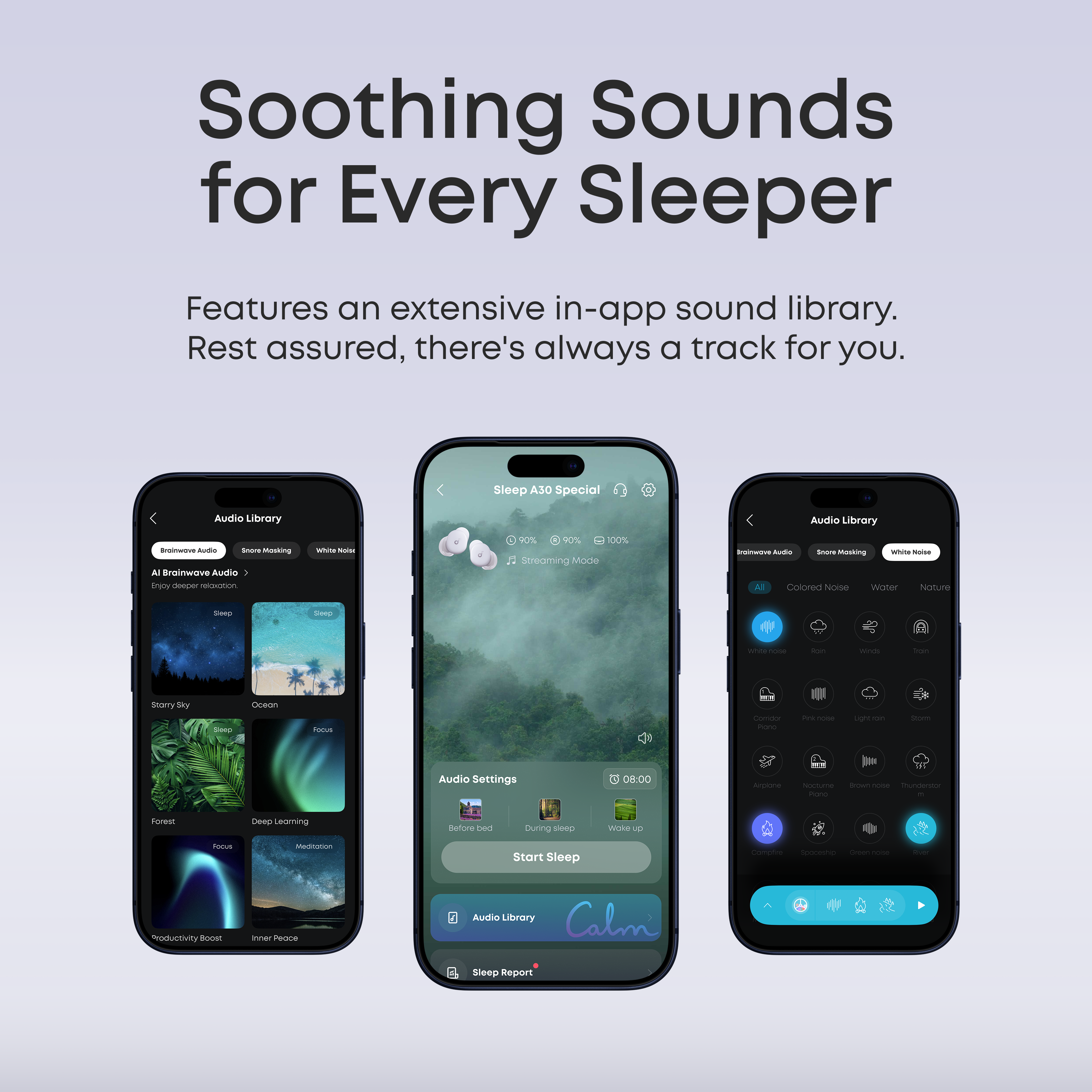 soundcore Sleep A30 Special / Sleep A30 The World's First Sleep Earbuds with a Triple Noise Reduction System