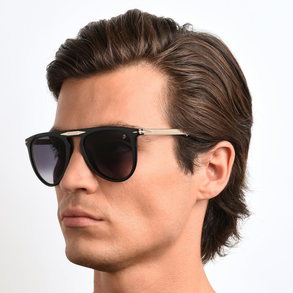 David Beckham DB 1039/S/FD 2M2 549O(DB1) Unisex Black Gold