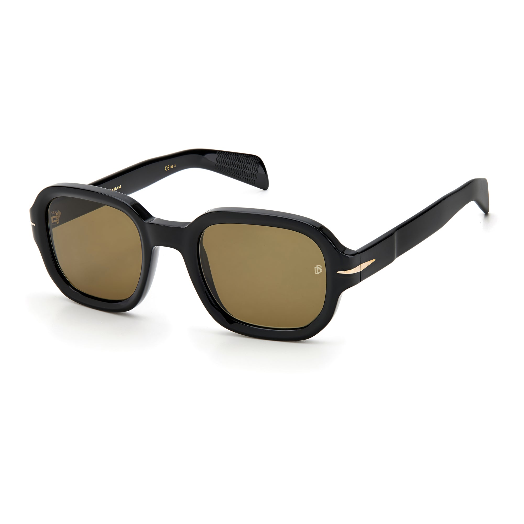 David Beckham DB 7042/S 807 50QT(DB35) Men's Black