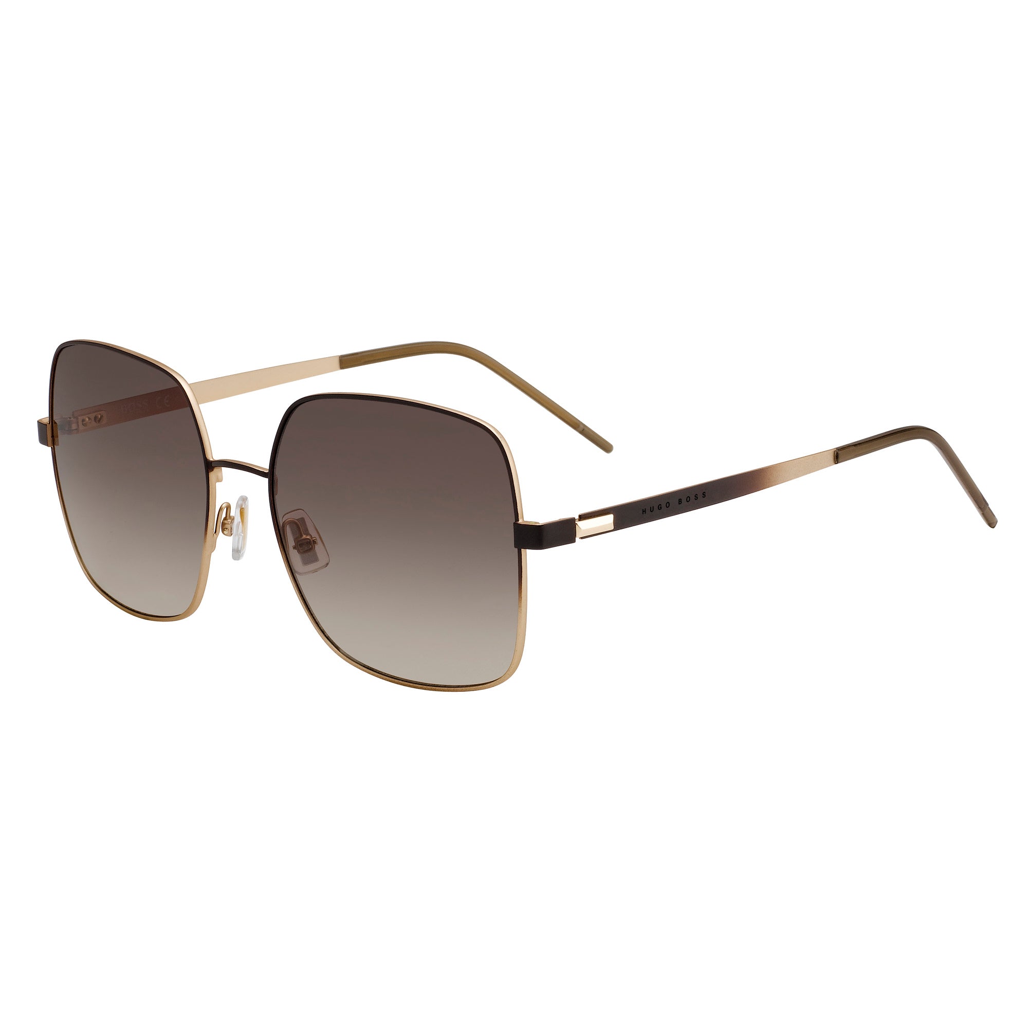 Hugo Boss 1160/S UFM 57HA(HB8) Women's Bwgd Grid Sunglasses