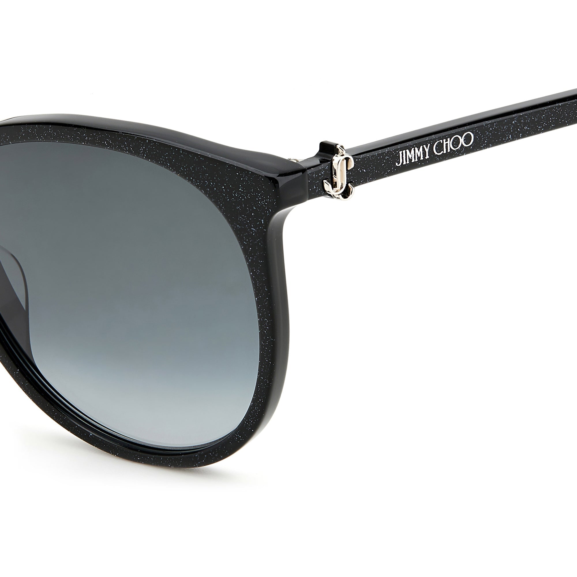 Jimmy Choo ILANA/F/SK DXF 579O (JC27) Women's Black Glt