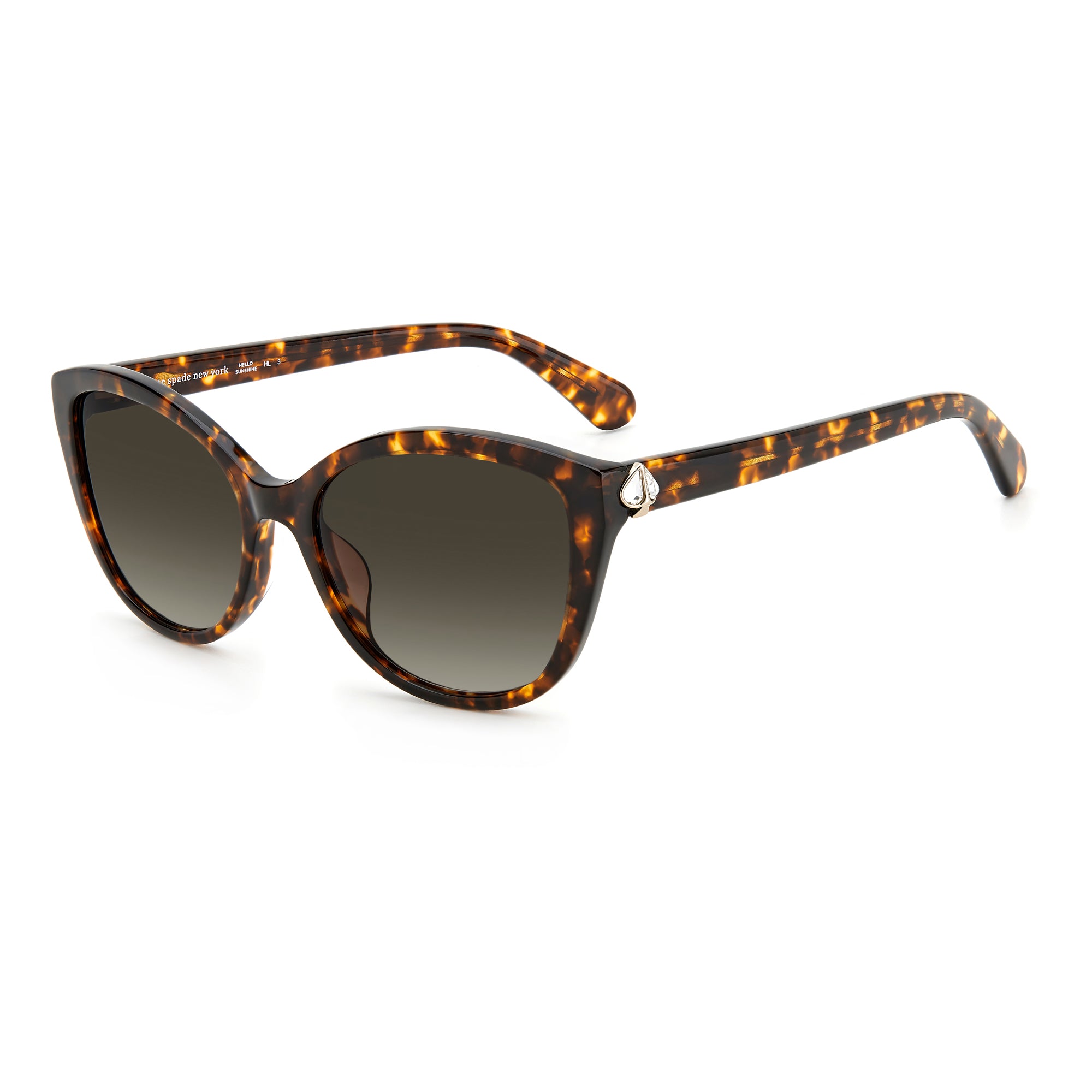 Kate Spade HENSLEY/G/S 086 55HA(KS17) Ladies' Havana Sunglasses