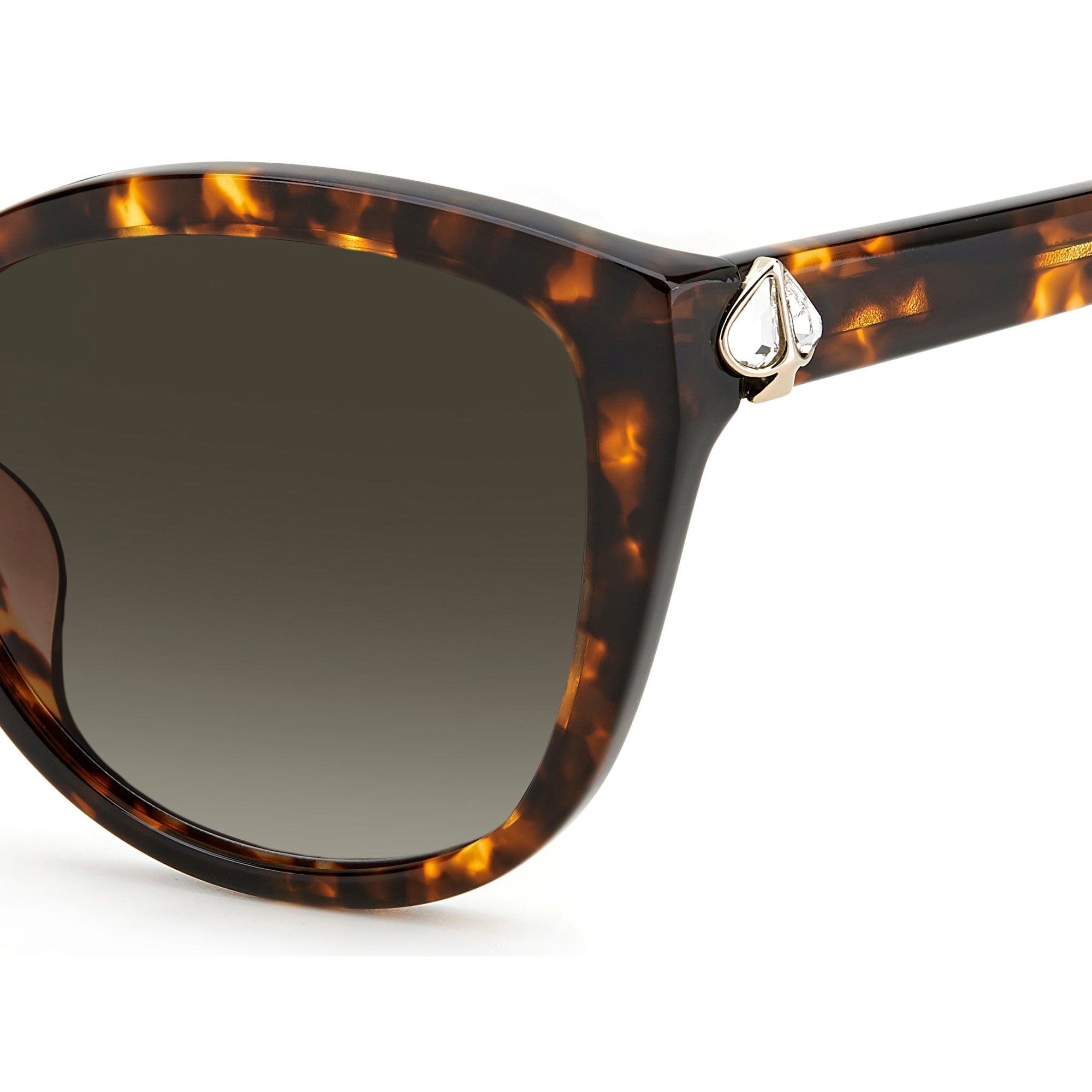 Kate Spade HENSLEY/G/S 086 55HA(KS17) Ladies' Havana Sunglasses