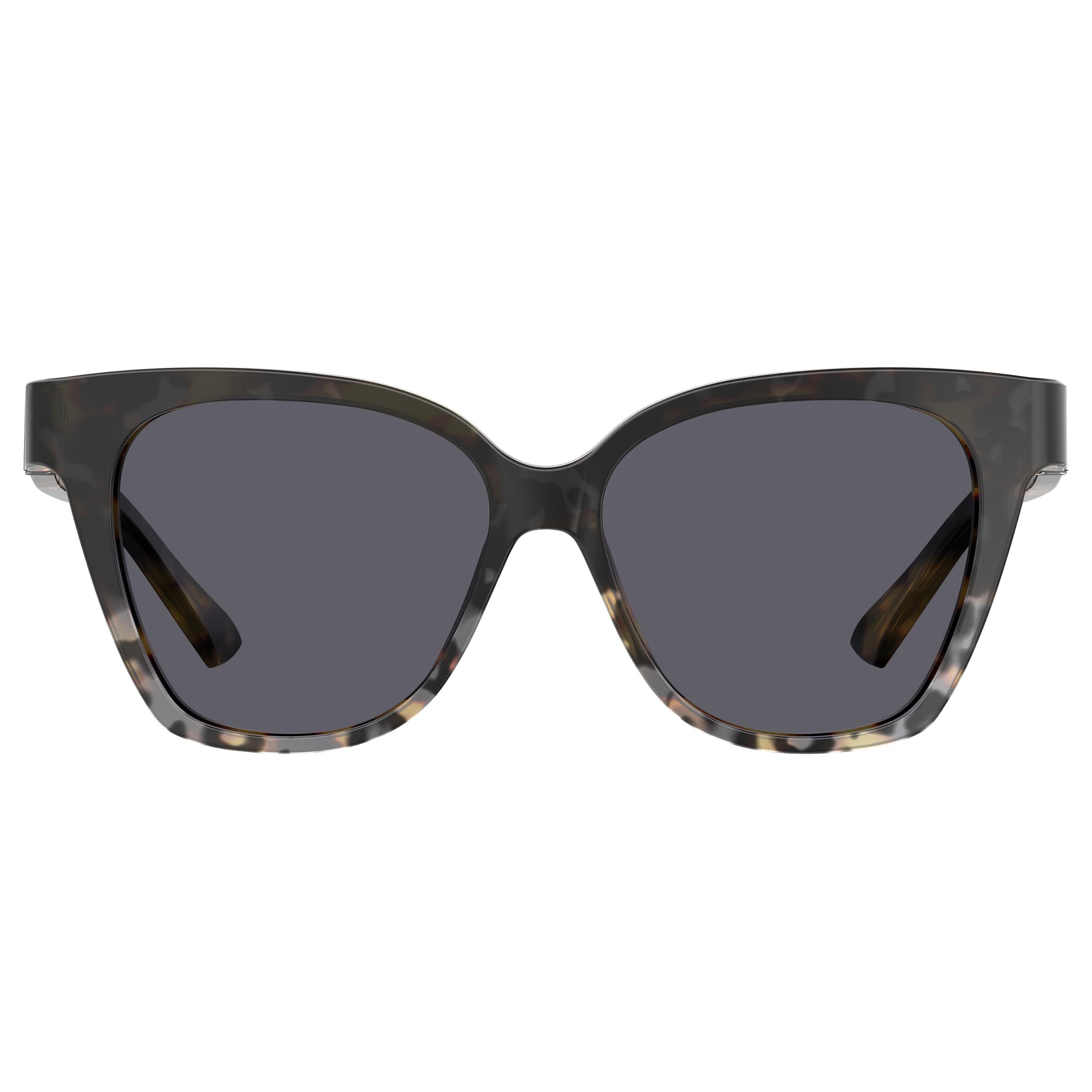 Moschino MOS066/S PUU 55IR (MOS15) Ladies Black Havana Sunglasses