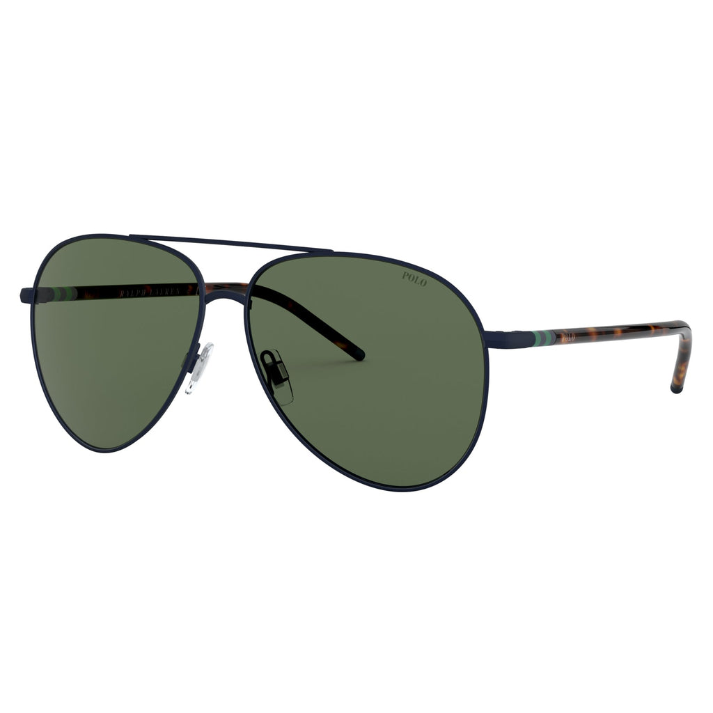Polo Ralph Lauren (POL06) Men's Matte Navy Blue Sunglasses