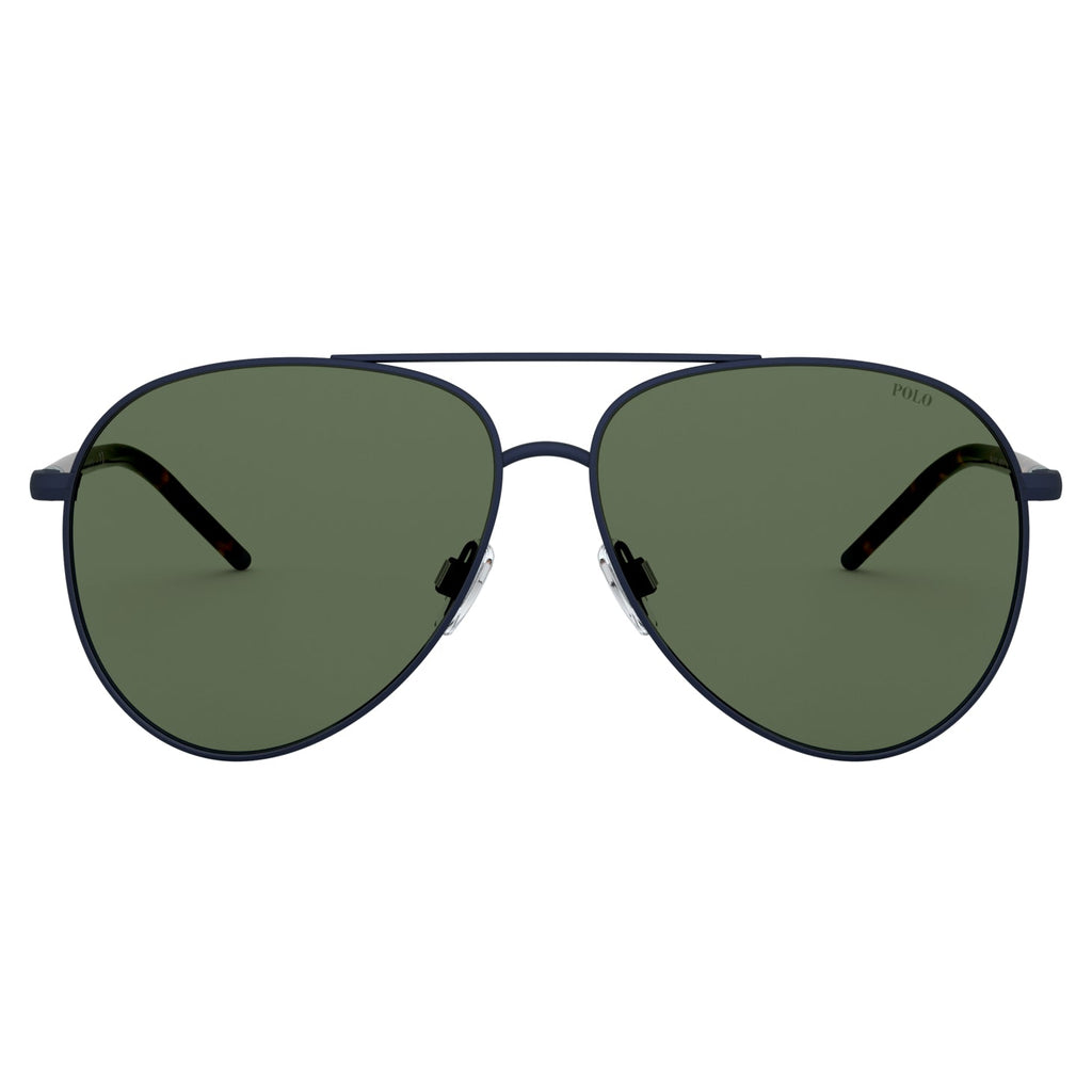 Polo Ralph Lauren (POL06) Men's Matte Navy Blue Sunglasses