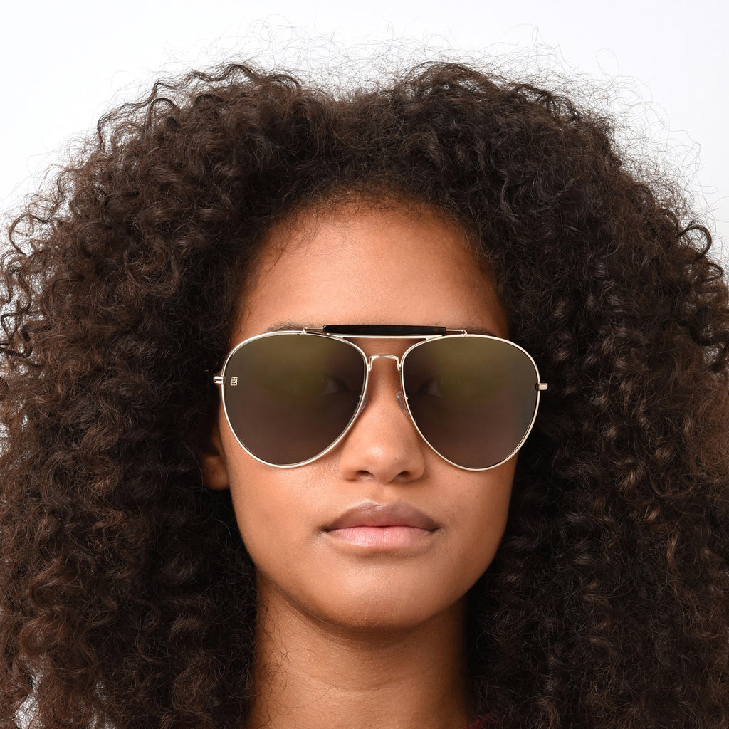 Tommy Hilfiger TH 1808/S J5G 61FQ(TH19) Ladies' Gold Pilot Sunglasses