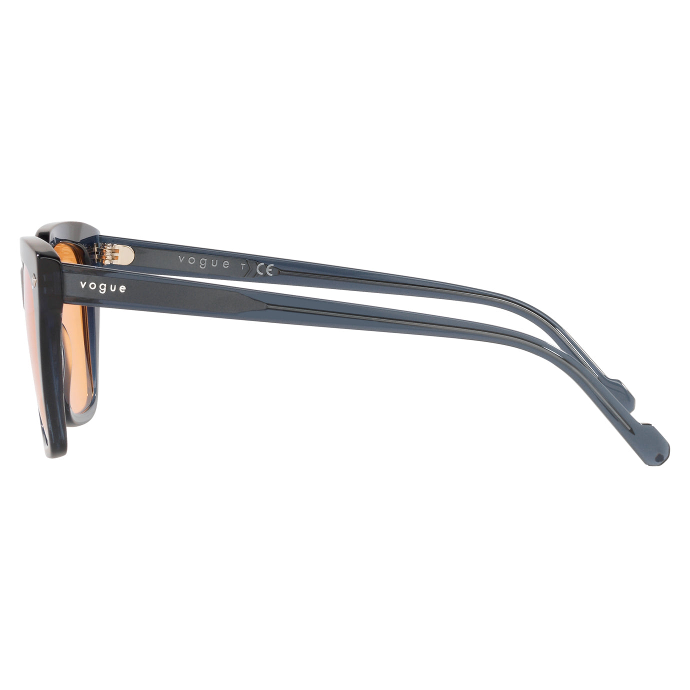Vogue 0VO5380S 2760/7 50 (VO14) Men's Transparent Blue Orange Sunglasses
