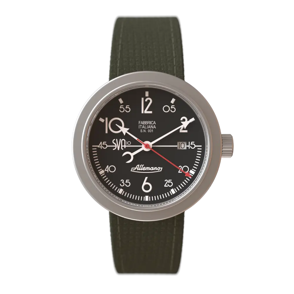 Allemano 1919 Men's Green Black Watch