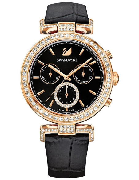 Swarovski Watch Passage Chrono Black