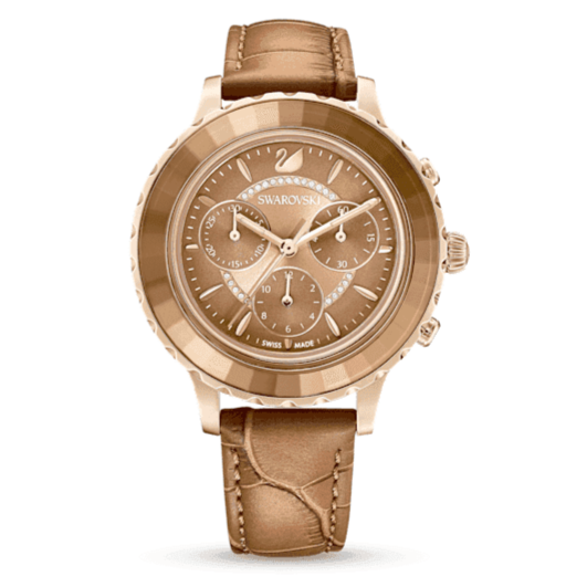 Swarovski Watch Octea Lux Chrono Brown