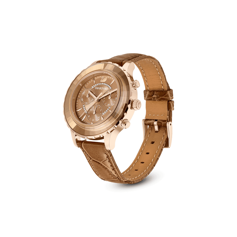 Swarovski Watch Octea Lux Chrono Brown