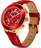 Swarovski Octea Lux Chrono Ladies Red Watch