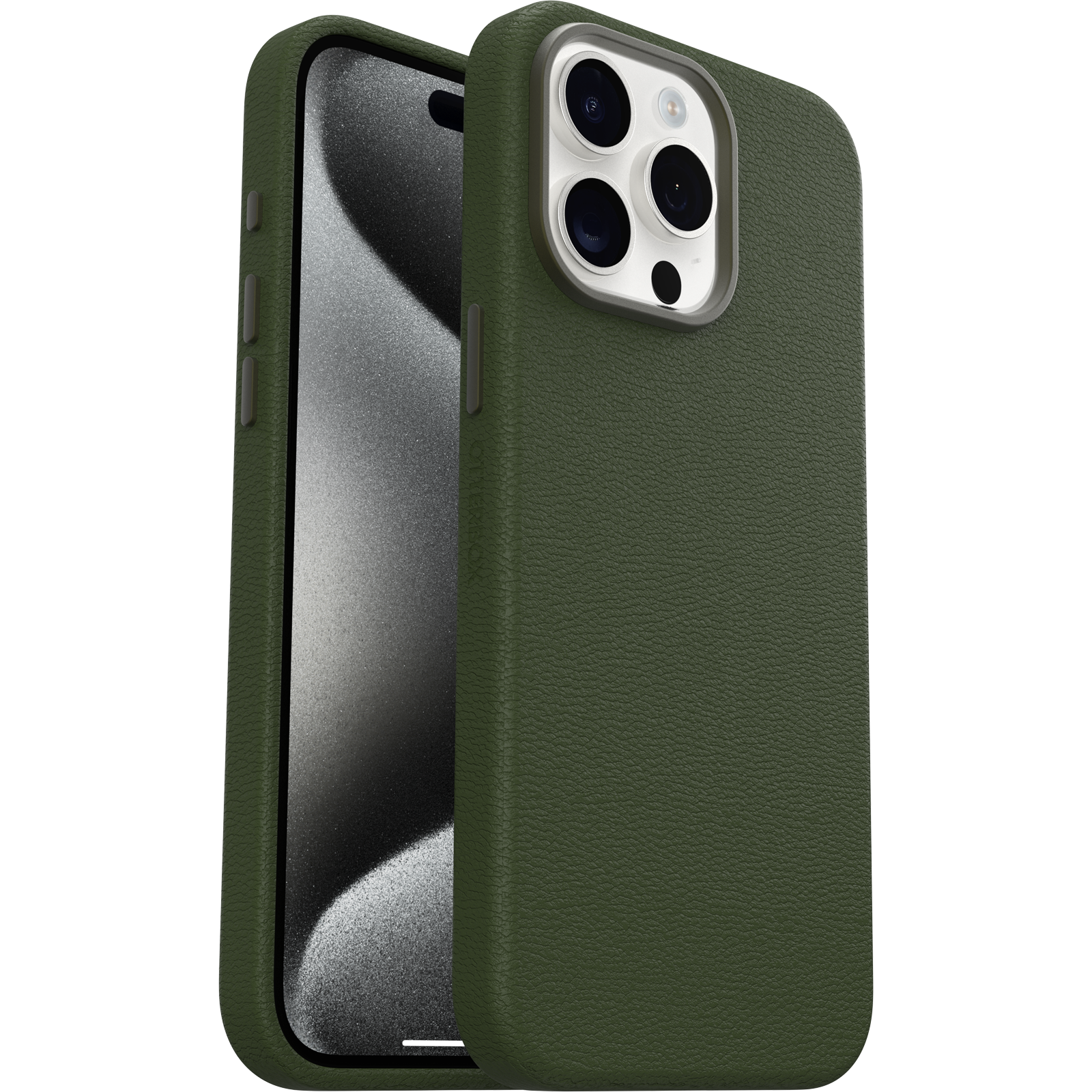 iPhone 15 Pro Max Symmetry Series Cactus Leather Case