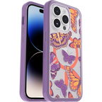 iPhone 14 Pro Symmetry Series Clear Case for MagSafe Fluttering Flora