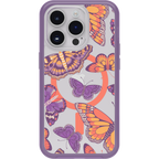 iPhone 14 Pro Symmetry Series Clear Case for MagSafe Fluttering Flora