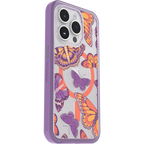 iPhone 14 Pro Symmetry Series Clear Case for MagSafe Fluttering Flora