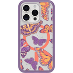 iPhone 15 Pro Symmetry Series Clear Case for MagSafe Fluttering Flora