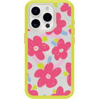 iPhone 15 Pro Symmetry Series Clear Case for MagSafe Fluttering Flora