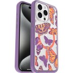 iPhone 15 Pro Max Symmetry Series Clear Case for MagSafe Fluttering Flora
