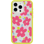 iPhone 15 Pro Max Symmetry Series Clear Case for MagSafe Fluttering Flora