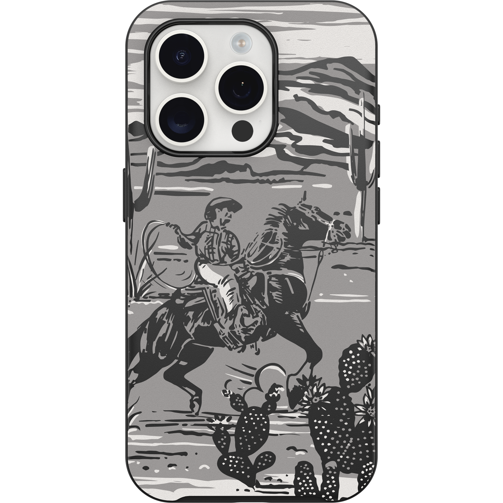 iPhone 15 Pro Symmetry Series Case for MagSafe Western Noir Collection
