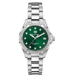 Tag Heuer Ladies Aquaracer Watch Green Diamond