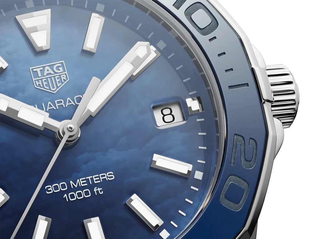 Tag Heuer Ladies Watch Aquaracer Blue Ceramic 35mm