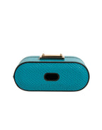 Dolce & Gabbana Leather Metal Logo Plaque Holder Airpods Case