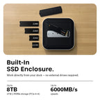 Thunderbolt 5 CubeDock™ with SSD Enclosure