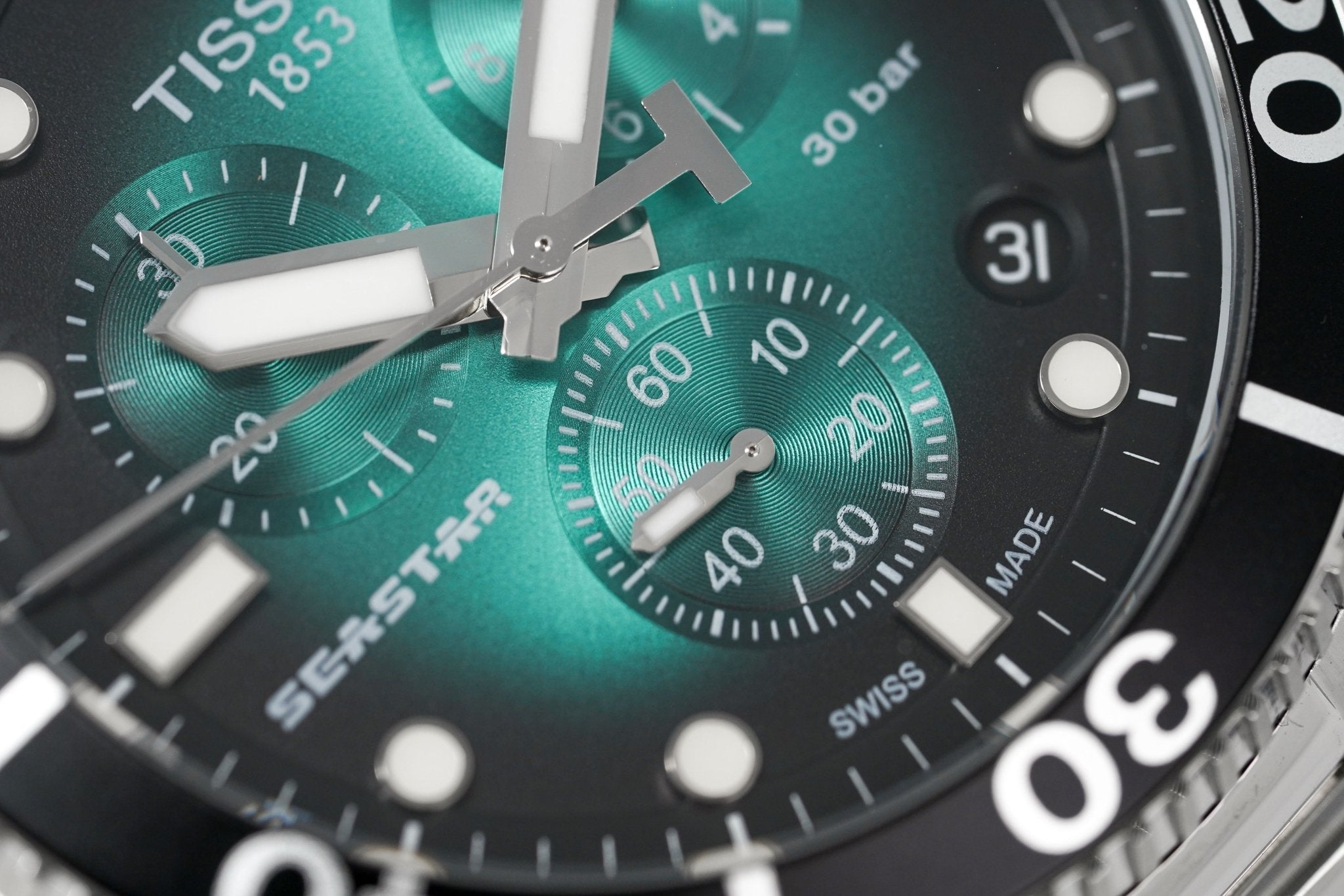 Tissot Chronograph Watch SEASTAR 1000 Green