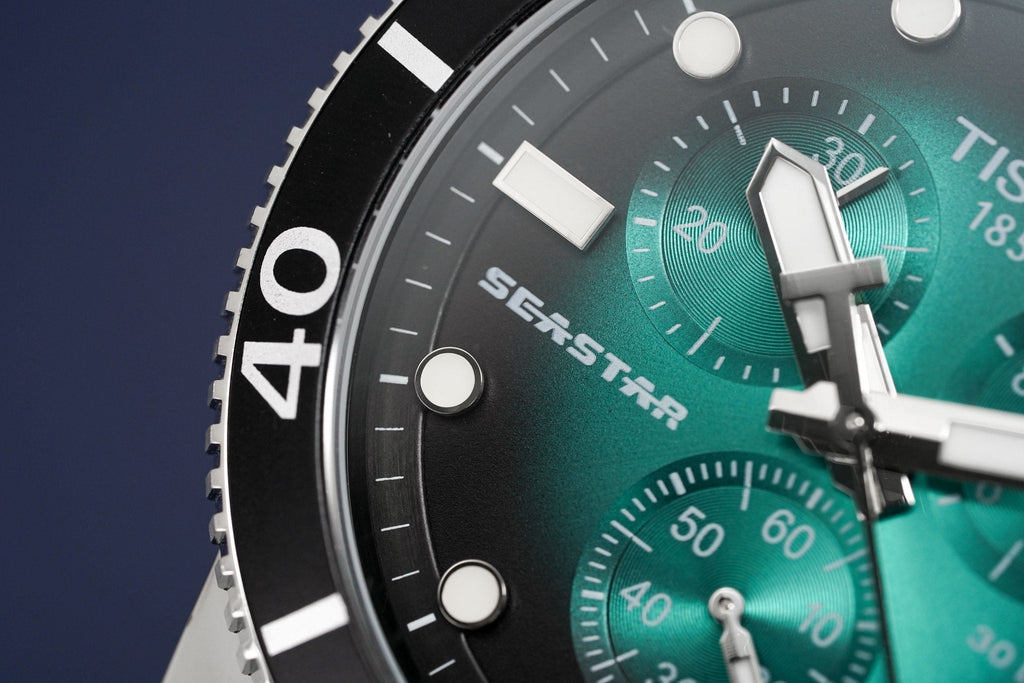 Tissot Chronograph Watch SEASTAR 1000 Green