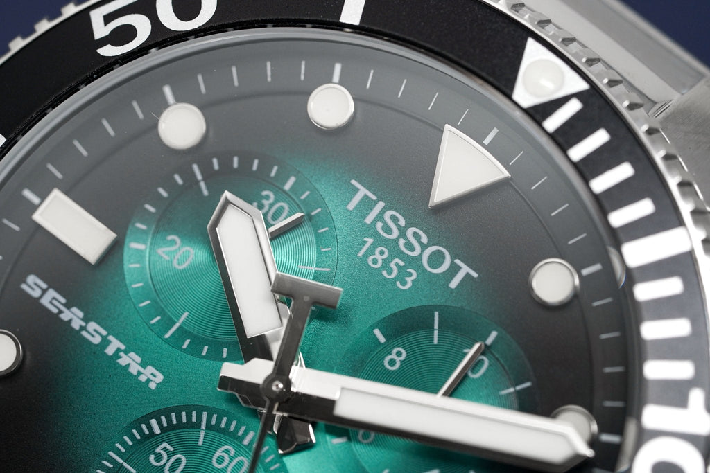 Tissot Chronograph Watch SEASTAR 1000 Green